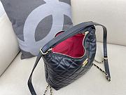 Chanel Hobo Bag Black Lambskin Size 25 x 26 x 8 cm - 3