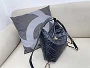 Chanel Hobo Bag Black Lambskin Size 25 x 26 x 8 cm - 4