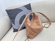 Chanel Hobo Bag Beige Lambskin Size 25 x 26 x 8 cm - 5