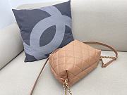 Chanel Hobo Bag Beige Lambskin Size 25 x 26 x 8 cm - 4