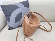 Chanel Hobo Bag Beige Lambskin Size 25 x 26 x 8 cm - 3