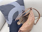 Chanel Hobo Bag Beige Lambskin Size 25 x 26 x 8 cm - 2