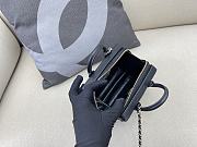 Chanel Small Vanity Case Calfskin & Gold-Tone Metal Black AS3344 Size 15 cm - 4