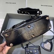 BALENCIAGA | Le Cagole Shoulder Bag Crocodile In Black 33 x 16 x 8cm - 3