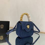 Versace La Medusa Mini Bag Denim Size 16x6x12 cm - 6