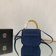 Versace La Medusa Mini Bag Denim Size 16x6x12 cm - 4