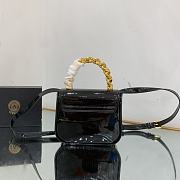 Versace La Medusa Patent Mini Bag Black Size 16 x 6 x 12 cm - 3