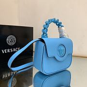 Versace La Medusa Mini Bag Blue Size 16 x 6 x 12 cm - 4