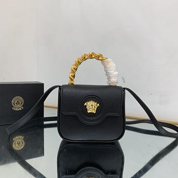 Versace La Medusa Mini Bag Black Size 16 x 6 x 12 cm