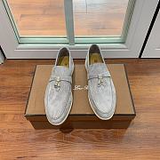 Loro Piana Summer Charms Walk Loafers Balloon On Desert - 3