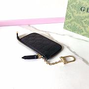 Gucci Signature Key Case Black Gucci Signature Leather 447964  - 4