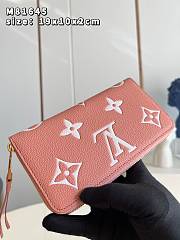 LV Zippy Wallet Rose Trianon Pink/Cream Monogram M81645  - 3
