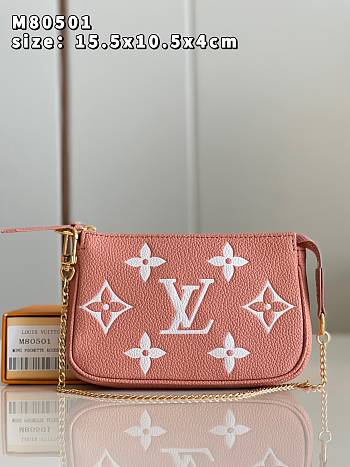 Louis Vuitton Mini Pochette Accesoires Rose Trianon Pink/Cream