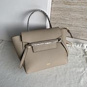 Celine Nano Belt Bag In Grained Calfskin Light Taupe 20x20x10 cm - 1