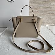 Celine Nano Belt Bag In Grained Calfskin Light Taupe 20x20x10 cm - 2