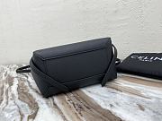 Celine Nano Belt Bag In Grained Calfskin Black 20x20x10 cm - 5