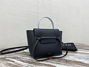 Celine Nano Belt Bag In Grained Calfskin Black 20x20x10 cm - 4
