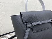 Celine Nano Belt Bag In Grained Calfskin Black 20x20x10 cm - 3