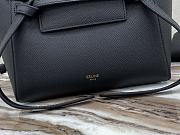 Celine Nano Belt Bag In Grained Calfskin Black 20x20x10 cm - 2