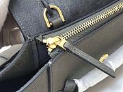 Celine Nano Belt Bag In Grained Calfskin Grey 20x20x10 cm - 3
