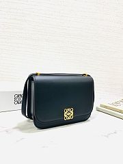 Loewe Small Goya Bag In Silk Calfskin Black 19 x 6 x 13.5 cm - 3