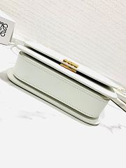 Loewe Small Goya Bag In Silk Calfskin White 19 x 6 x 13.5 cm - 4