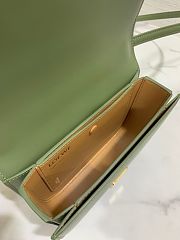 Loewe Small Goya Bag In Silk Calfskin Avocado Green 19 x 6 x 13.5 cm - 2