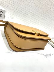 Loewe Small Goya Bag In Silk Calfskin Ochre 19 x 6 x 13.5 cm - 5