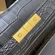 YSL Manhattan Clutch In Crocodile-Embossed Leather Black 31x14x3 cm - 2