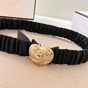 Chanel Lambskin Gold-tone Heart Belt AA8552  - 3