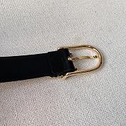Chanel Calfskin Woven Leather CC Belt Gold-tone Metal AA6901 - 6