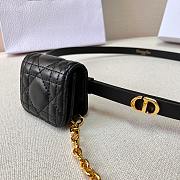 Dior Caro Belt With Removable Pouch Black 15 mm - 4