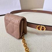 Dior Caro Belt With Removable Pouch Dusty Pink 15 mm - 6