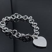 Tiffany & Co Heart Tag Charm Bracelet in Silver - 2