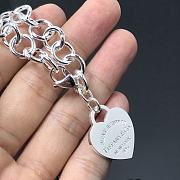 Tiffany & Co Heart Tag Charm Bracelet in Silver - 3