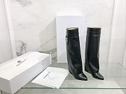 GIVENCHY | Shark Lock Boots in Black Leather - 1