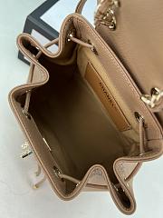 Chanel 22B Beige Caviar Leather Backpack AS3531 23x25x15 cm - 2
