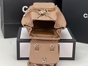 Chanel 22B Beige Caviar Leather Small Backpack AS3530 19x20x13 cm - 5