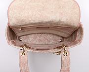 DIOR | Medium LADY D-LITE Pink Bag - M0565O - 24cm - 6