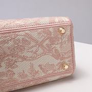 DIOR | Medium LADY D-LITE Pink Bag - M0565O - 24cm - 3