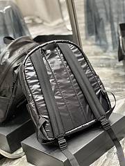YSL Nuxx Nylon Backpack Black 623698 Size 32×37×6 cm - 3