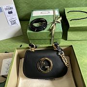 Gucci Blondie Mini Shoulder Bag Black 724645 size 21x13.5x7 cm - 1