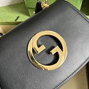 Gucci Blondie Mini Shoulder Bag Black 724645 size 21x13.5x7 cm - 2