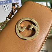 Gucci Blondie Mini Shoulder Bag Light Brown 724645 size 21x13.5x7 cm - 3