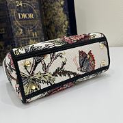 Dior Mini Lady D-Lite Bag Multicolor Dior Jardin Botanique Embroidery - 6