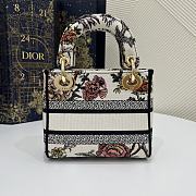 Dior Mini Lady D-Lite Bag Multicolor Dior Jardin Botanique Embroidery - 2