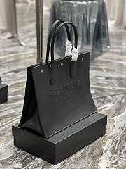 YSL Rive Gauche Medium Tote Bag Black Leather size 39 x 31 x 18 cm - 4