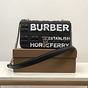 Burberry Horseferry Print Quilted Small Lola Bag Black size 23 x 13 x 6cm - 1