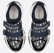 Dior D-Wander Sneaker Deep Blue Dior Oblique Technical Fabric - 4