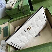 Gucci GG Matelassé Leather Small Bag White 702200 size 26x17.5x8 cm - 4